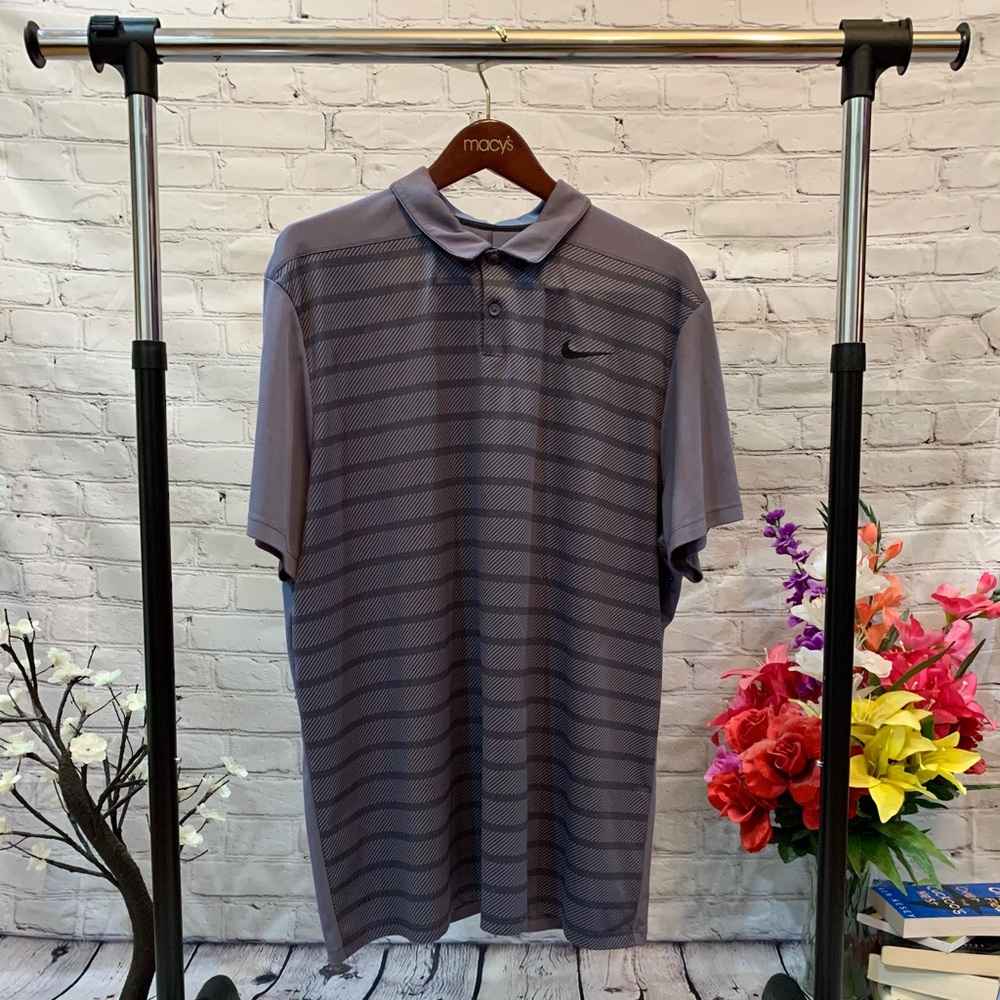 Nike Golf Dri Fit Dry Stripe Polo Shirt